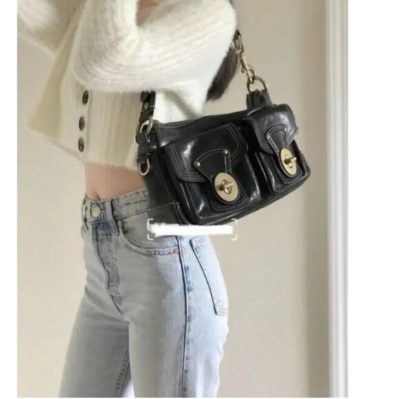 Coach Legacy 65th Anniversary Black Leather Shoulder Bag 10328 - Picture 3 of 10